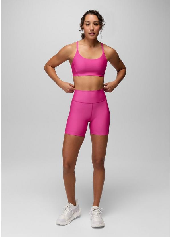 prAna Sculpt Scoop Bra, Color: Berry Beam, image 5