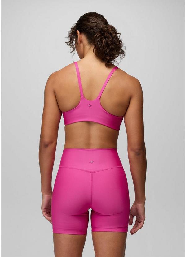 prAna Sculpt Scoop Bra, Color: Berry Beam, image 2
