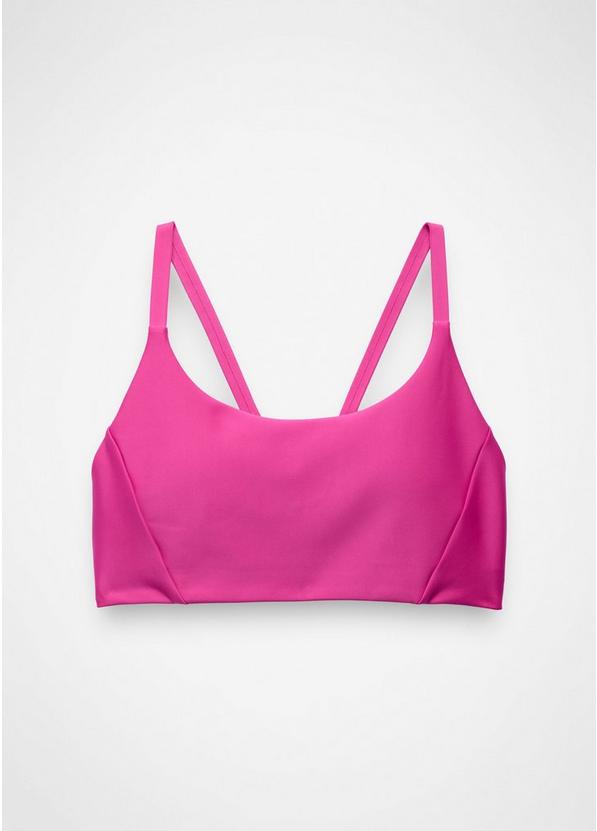 prAna Sculpt Scoop Bra, Color: Berry Beam, image 7