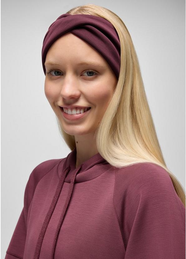 Shea Headband, Color: Deep Vino, image 2