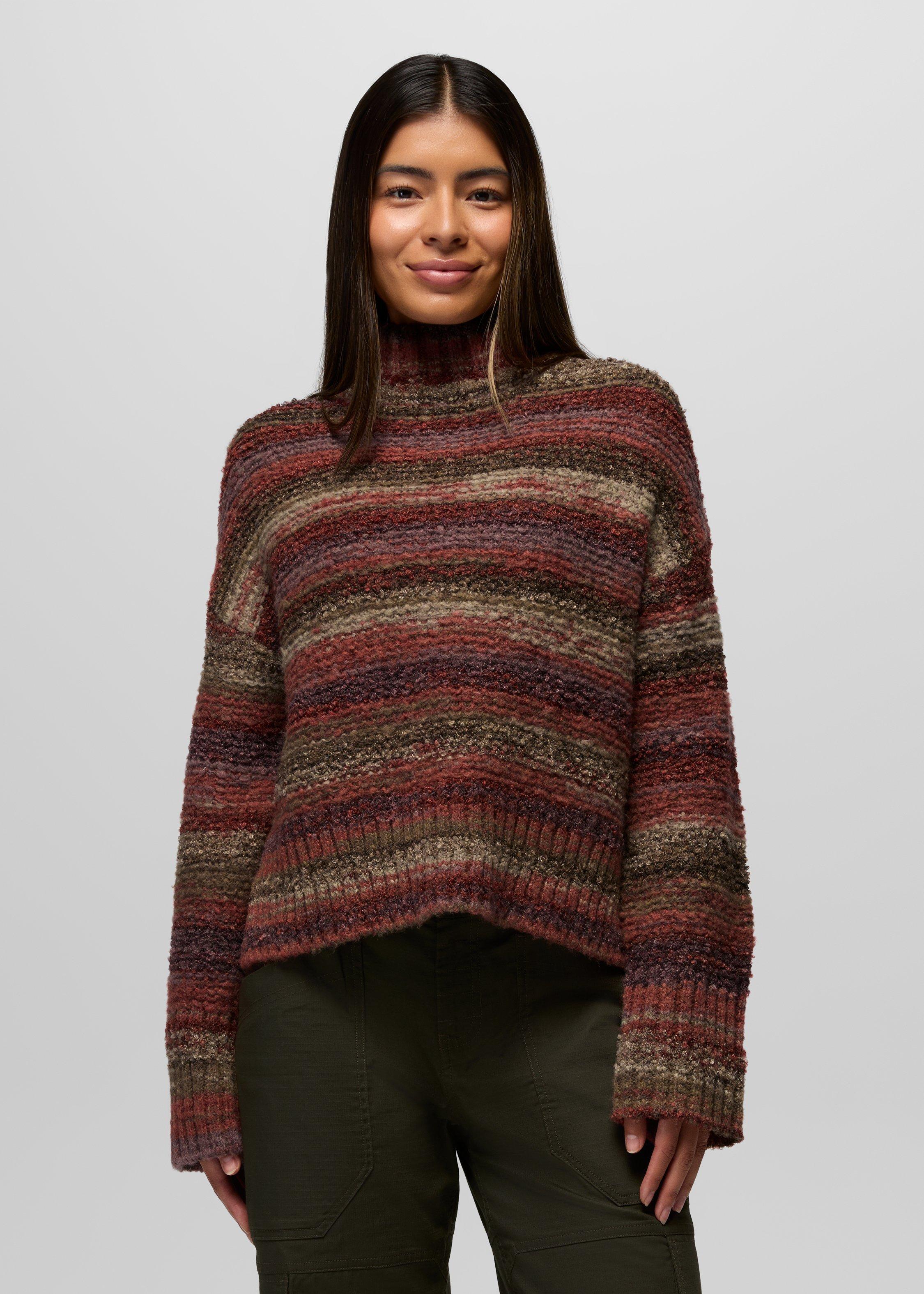 Womens prAna Unbounded Sweater - Retrograde