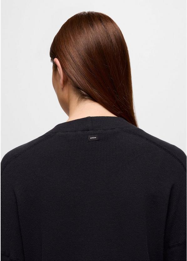 Touchstone Long Sleeve Crew, Color: Black Heather, image 4