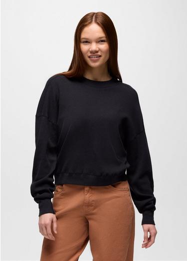Touchstone Long Sleeve Crew, Color: Black Heather, image 9