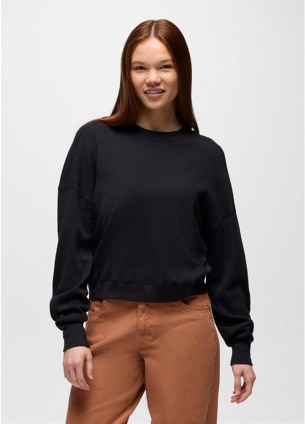 Touchstone Long Sleeve Crew, Color: Black Heather, image 1