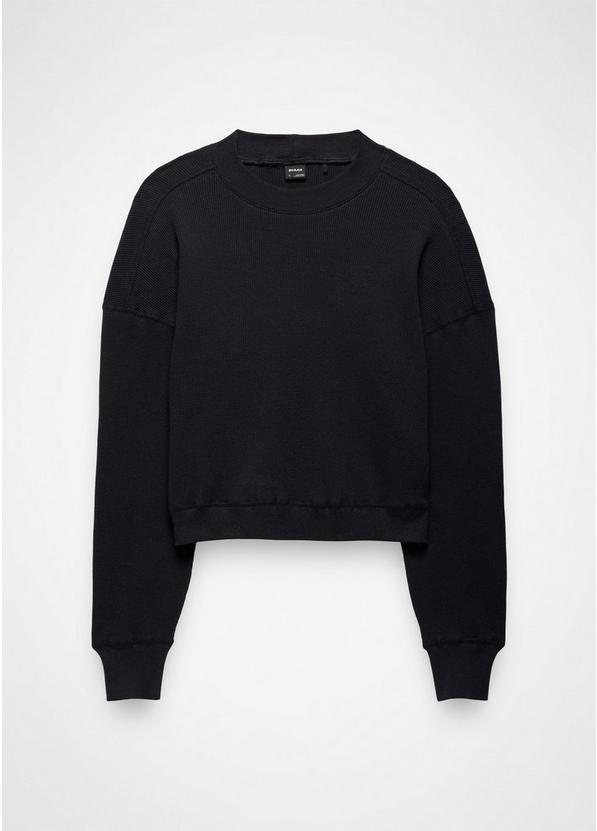 Touchstone Long Sleeve Crew, Color: Black Heather, image 6