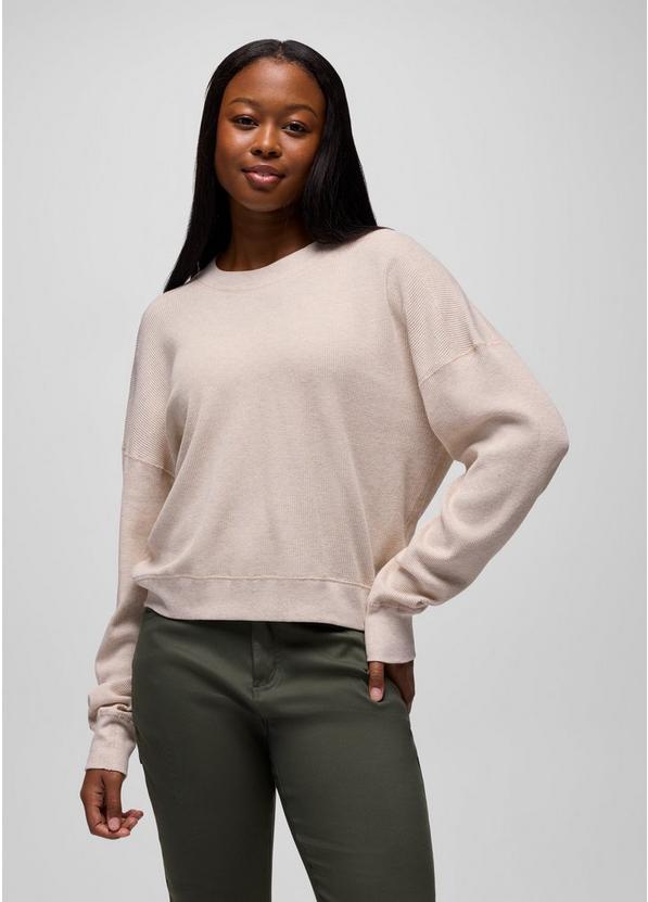 Touchstone Long Sleeve Crew, Color: Oatmeal Heather, image 1