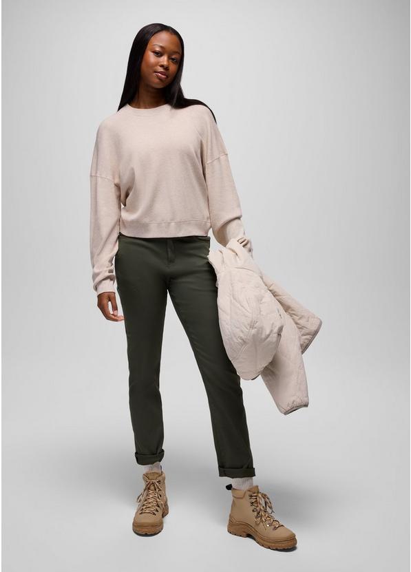 Touchstone Long Sleeve Crew, Color: Oatmeal Heather, image 5