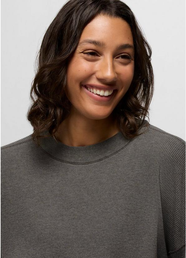 Touchstone Long Sleeve Crew, Color: Thyme Heather, image 3