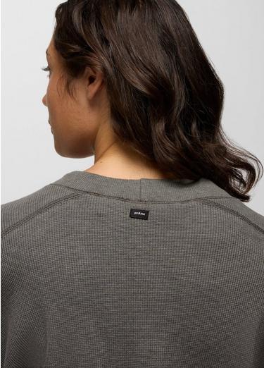 Touchstone Long Sleeve Crew, Color: Thyme Heather, image 8