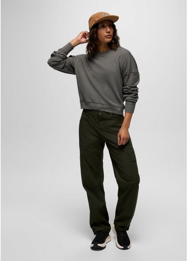Touchstone Long Sleeve Crew, Color: Thyme Heather, image 5