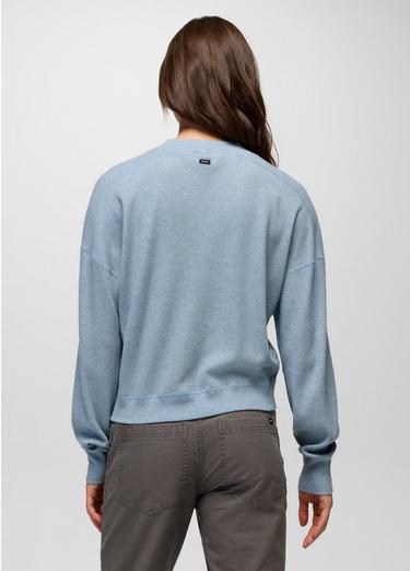 Touchstone Long Sleeve Crew, Color: Glacier Skies Heather, image 2