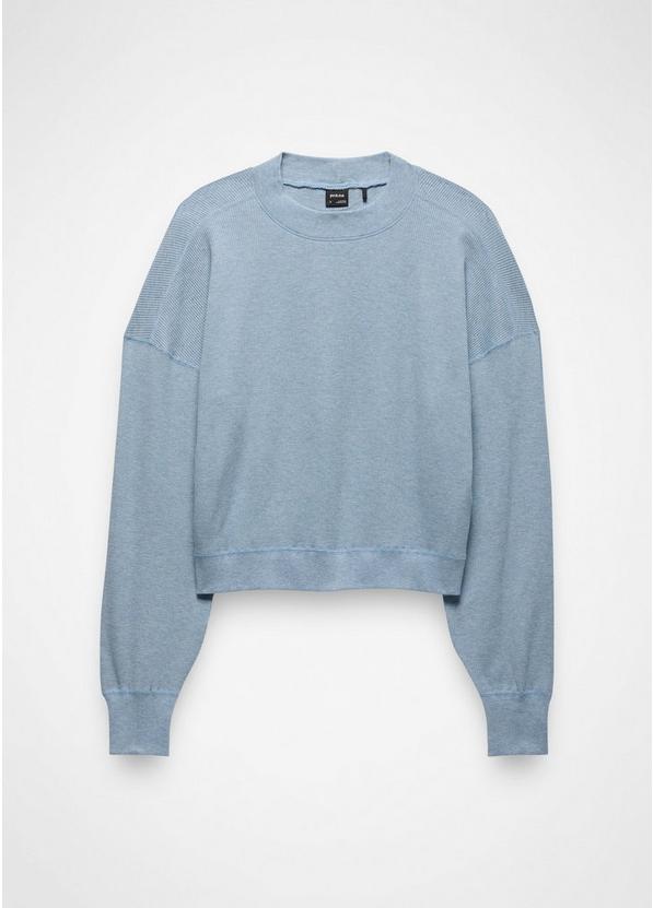 Touchstone Long Sleeve Crew, Color: Glacier Skies Heather, image 5