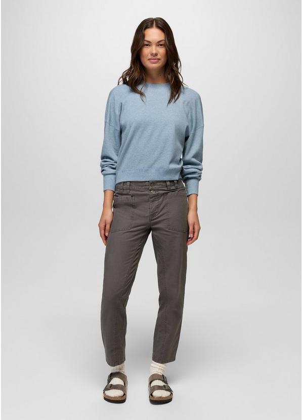 Touchstone Long Sleeve Crew, Color: Glacier Skies Heather, image 4