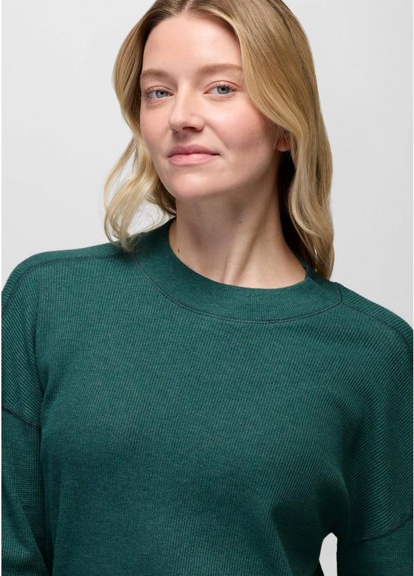 Touchstone Long Sleeve Crew, Color: Coast Heather, image 3