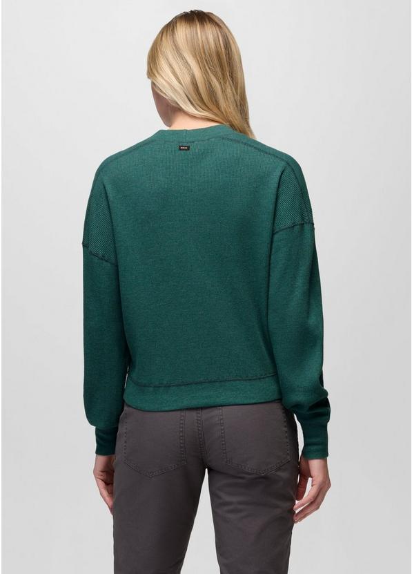 Touchstone Long Sleeve Crew, Color: Coast Heather, image 2