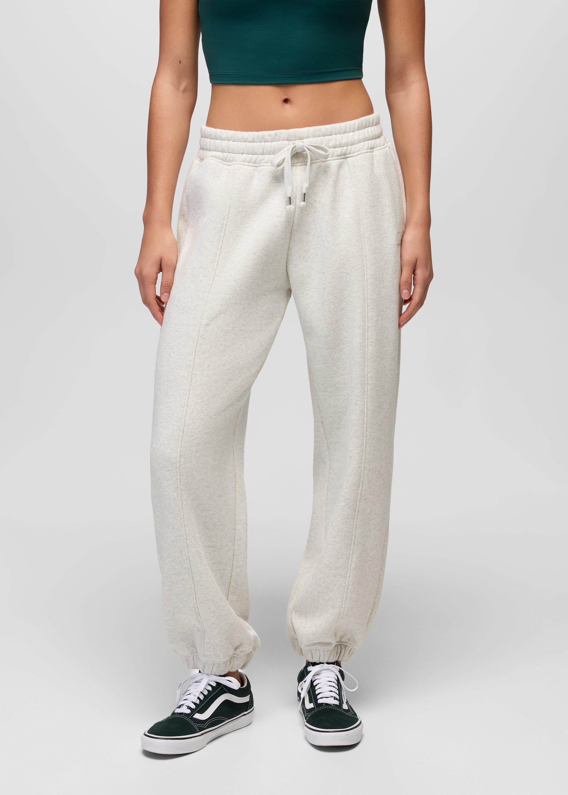 Women's prAna DreamFleece Sweatpant - Light Heather Grey