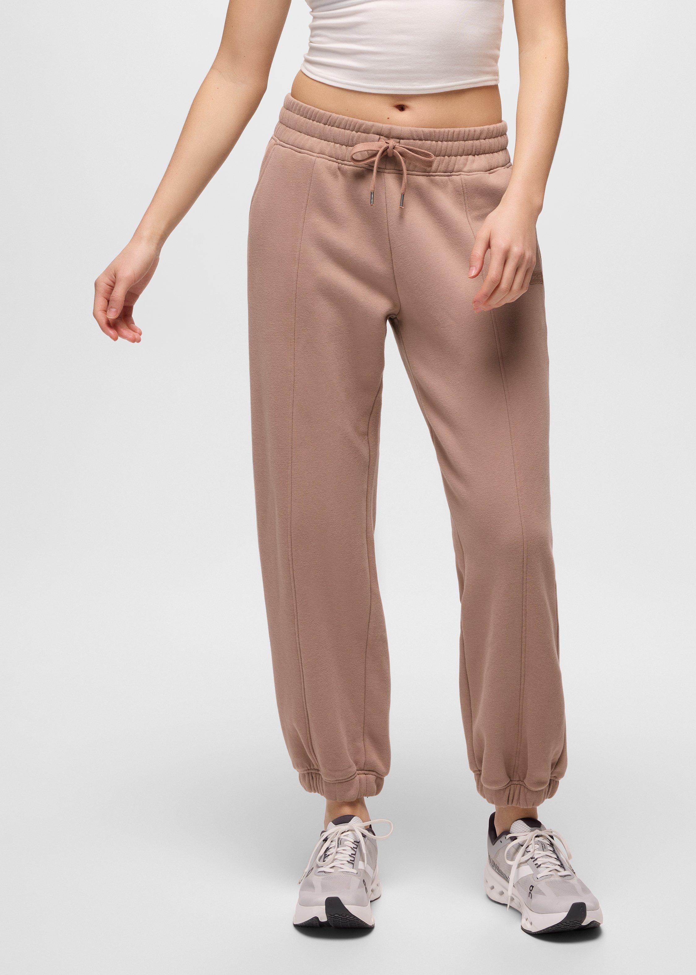 Womens prAna DreamFleece Sweatpant - Shroom