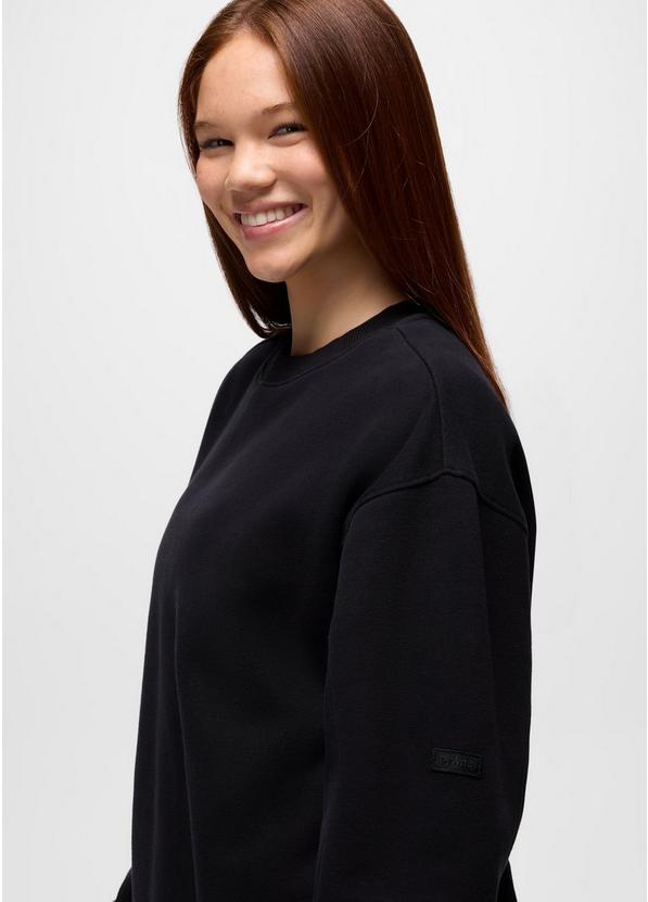 DreamFleece Crew Sweatshirt, Color: Black, image 3