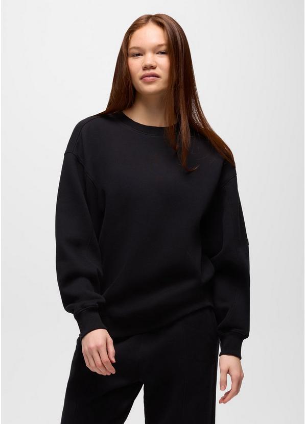 DreamFleece Crew Sweatshirt, Color: Black, image 1