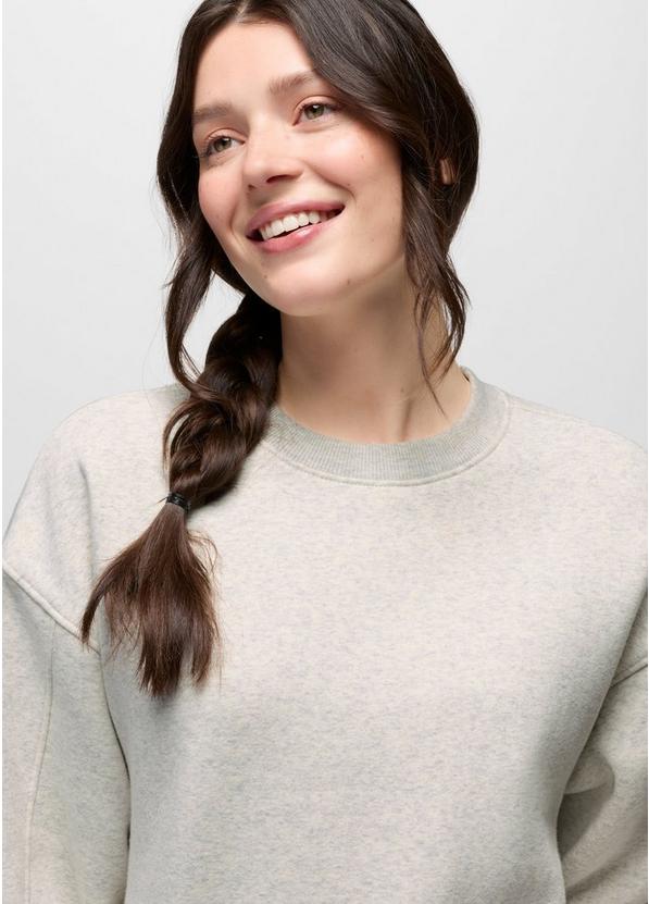 DreamFleece Crew Sweatshirt, Color: Light Heather Grey, image 3