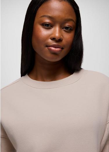 DreamFleece Crew Sweatshirt, Color: Almond, image 7