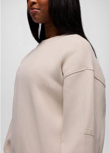 DreamFleece Crew Sweatshirt, Color: Almond, image 8