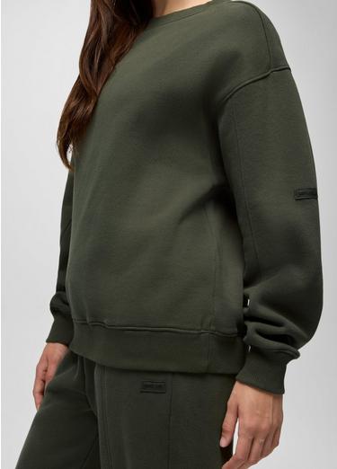 DreamFleece Crew Sweatshirt, Color: Spruce, image 4