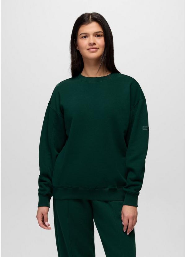 DreamFleece Crew Sweatshirt, Color: Root Green, image 1