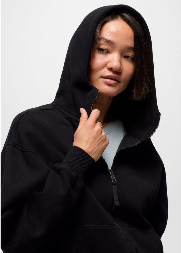 DreamFleece Full Zip Hoodie, Color: Black, image 4