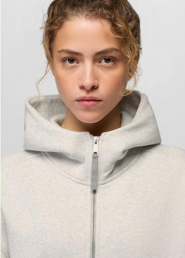 DreamFleece Full Zip Hoodie, Color: Light Heather Grey, image 7