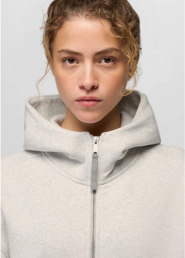DreamFleece Full Zip Hoodie, Color: Light Heather Grey, image 3