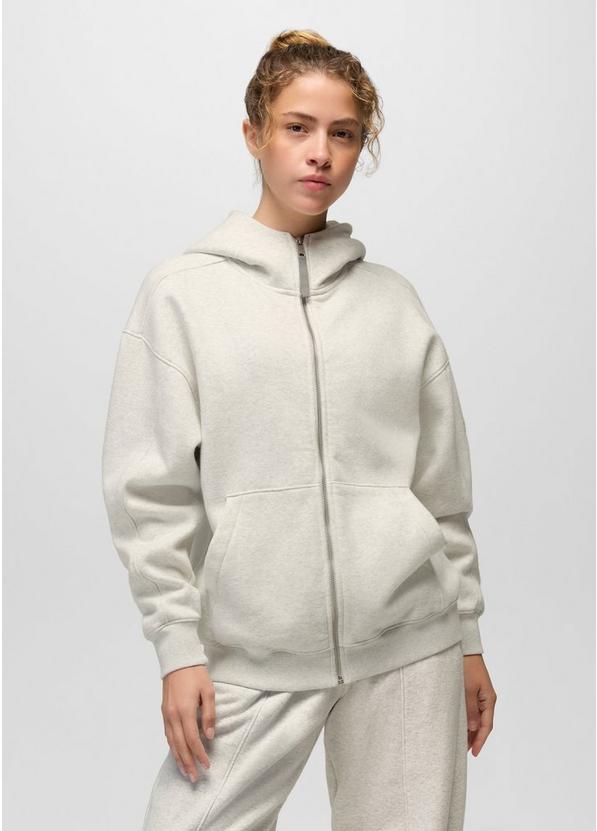 DreamFleece Full Zip Hoodie, Color: Light Heather Grey, image 1