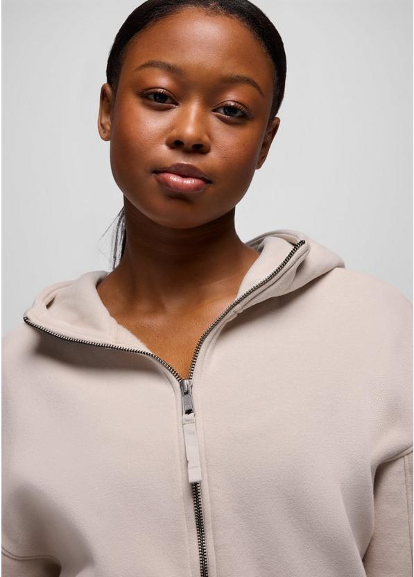 DreamFleece Full Zip Hoodie, Color: Almond, image 3