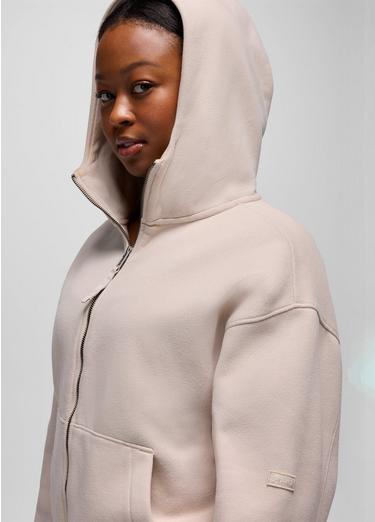 DreamFleece Full Zip Hoodie, Color: Almond, image 8