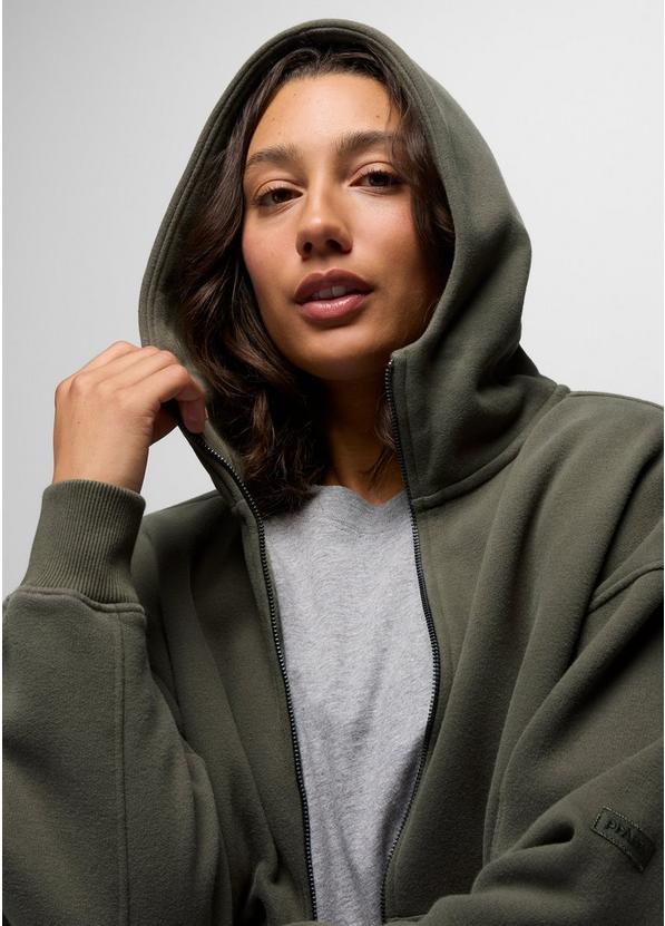 DreamFleece Full Zip Hoodie, Color: Spruce, image 4