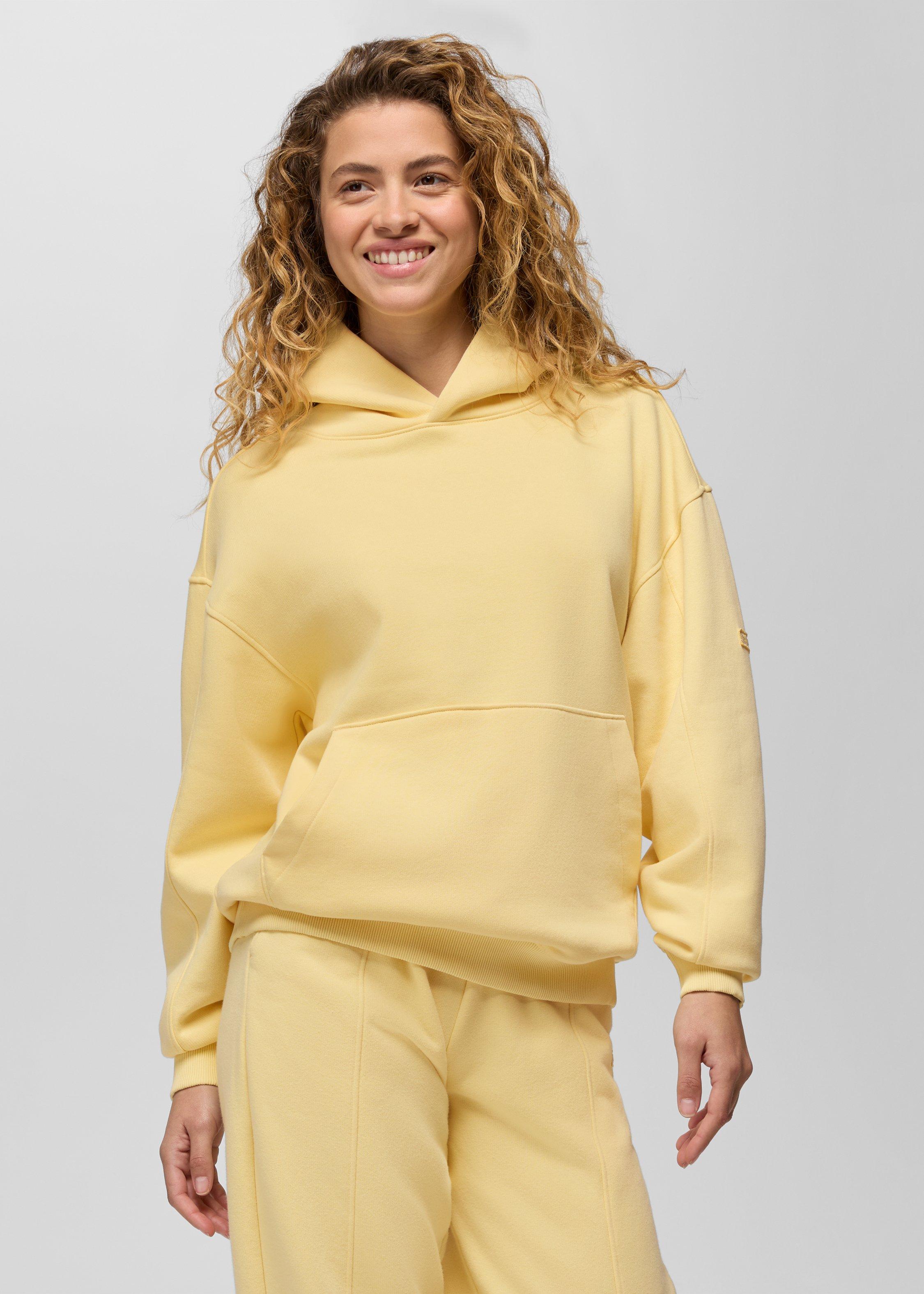 Womens prAna DreamFleece Hoodie - Vanilla Bean
