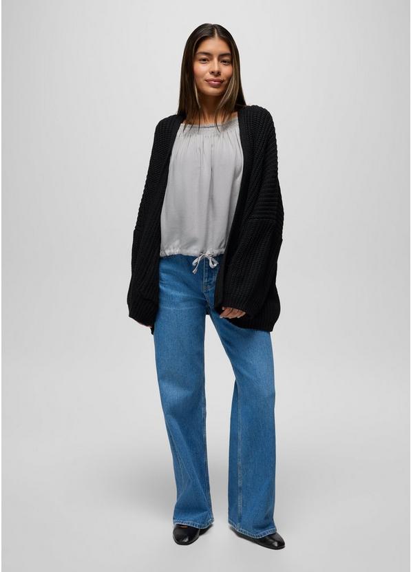 Sunday River Long Cardigan, Color: Black, image 6