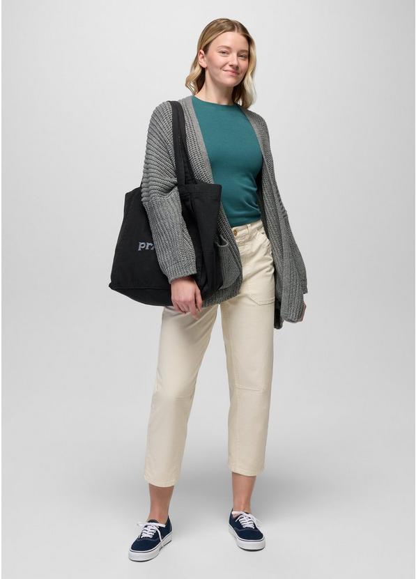 Sunday River Long Cardigan, Color: Heather Grey, image 6