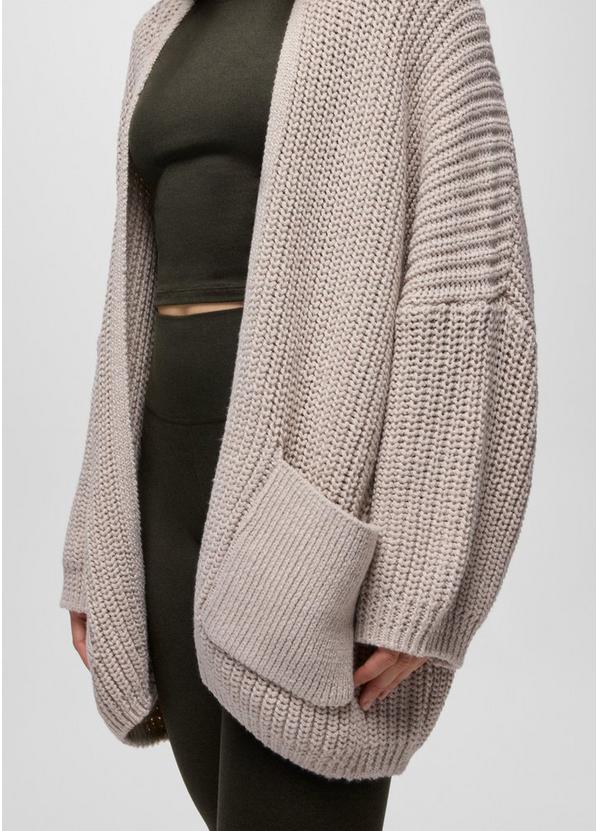 Sunday River Long Cardigan, Color: Almond, image 5