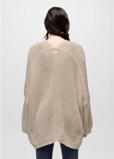 Sunday River Long Cardigan, Color: Beach Pebble, image 2