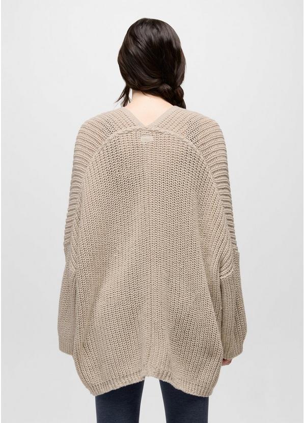 Sunday River Long Cardigan, Color: Beach Pebble, image 2
