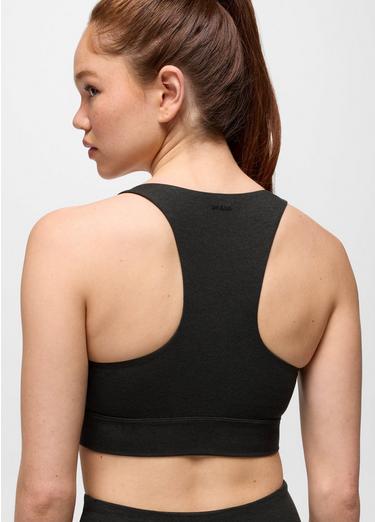 Heavana Henley Bra, Color: Black Heather, image 4