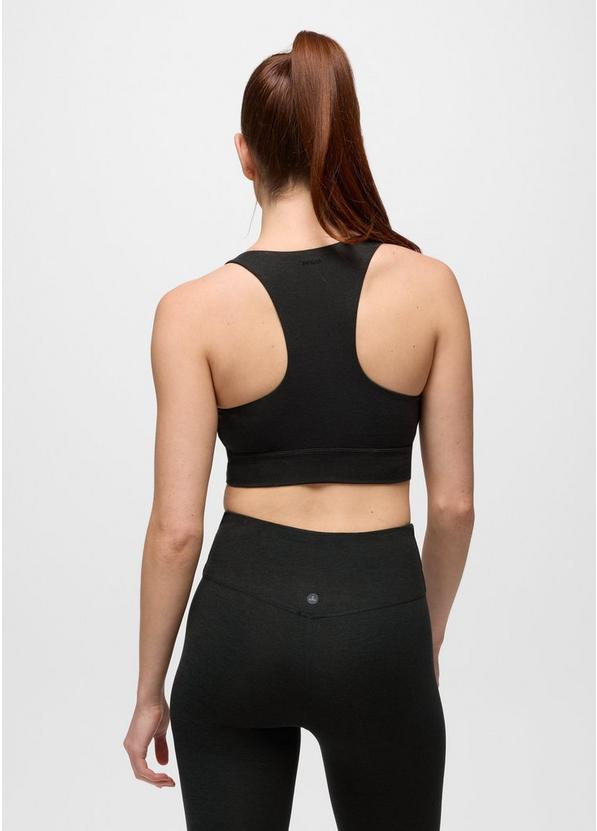 Heavana Henley Bra, Color: Black Heather, image 2