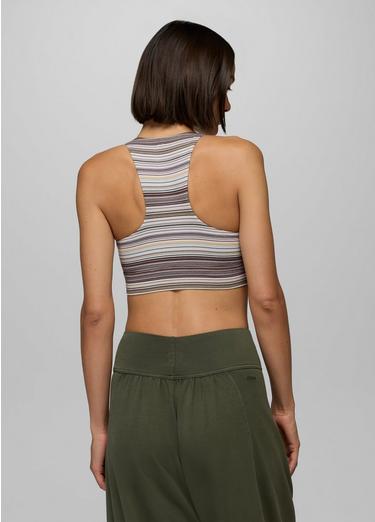Heavana Henley Bra, Color: Almond Microstripe, image 6