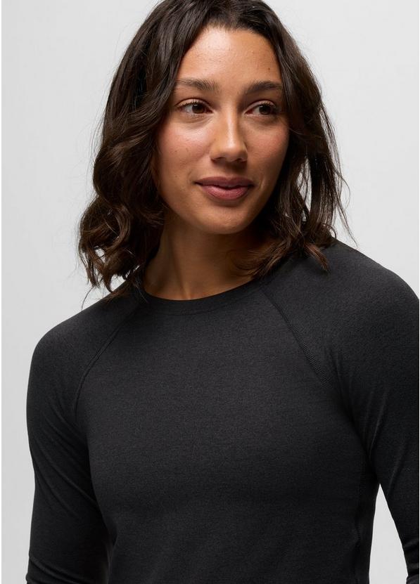 Heavana Long Sleeve, Color: Black Heather, image 3