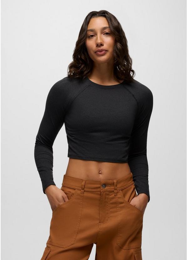 Heavana Long Sleeve, Color: Black Heather, image 1