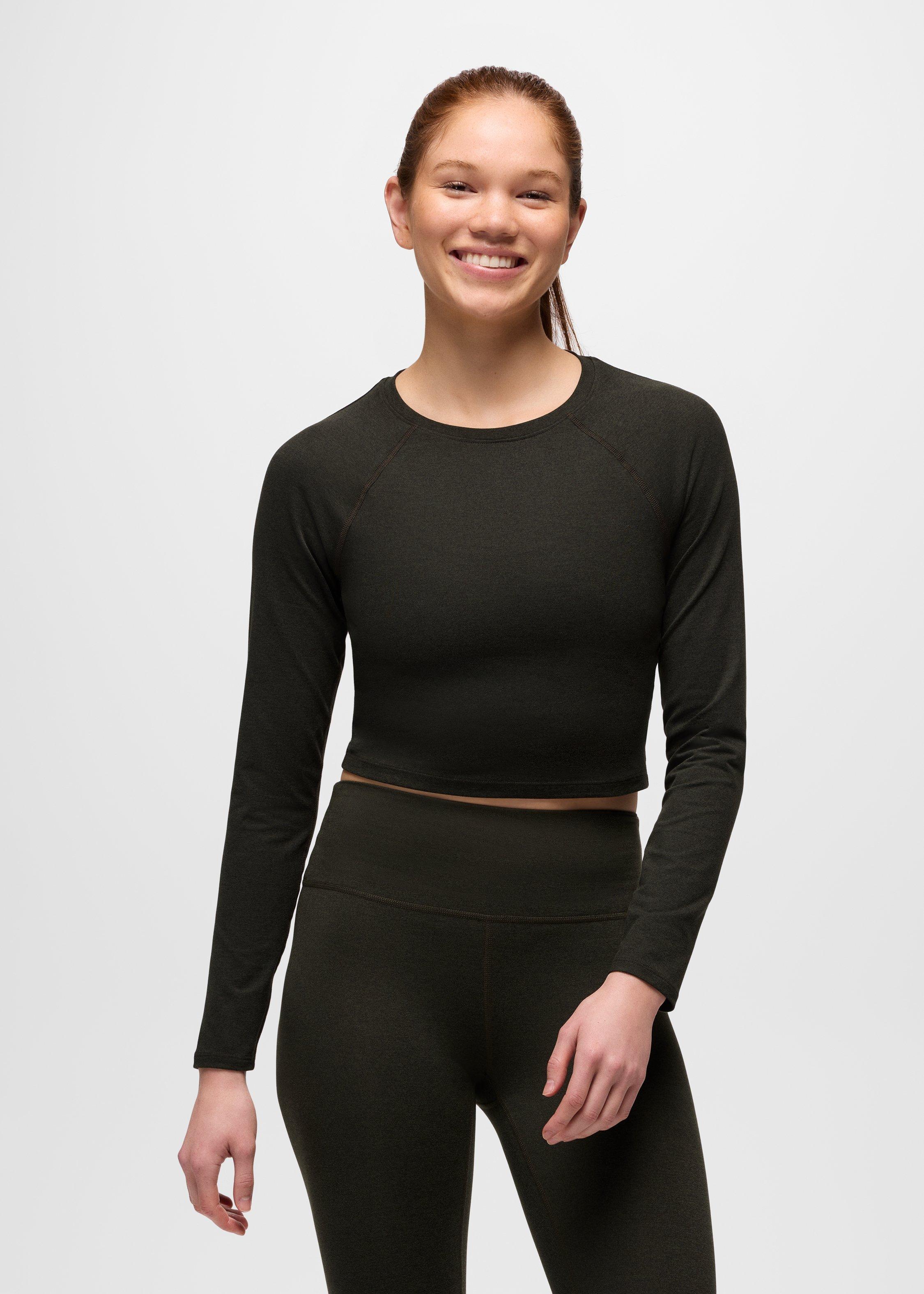Womens prAna Heavana&trade; Long Sleeve - Nori Heather