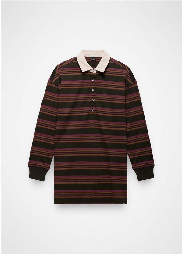 prAna Rugby Dress, Color: Nori Stripe, image 6
