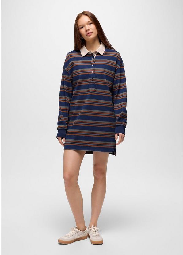 prAna Rugby Dress, Color: Capulet Blue Stripe, image 7