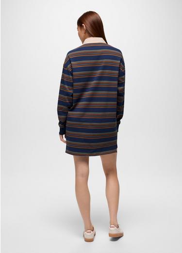 prAna Rugby Dress, Color: Capulet Blue Stripe, image 6